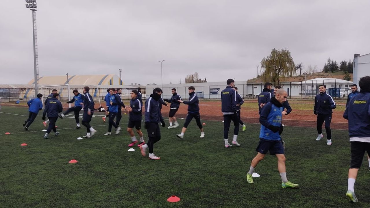Söğütspor, Beytepe Mete Spor maçı öncesi son antrenmanını tamamladı