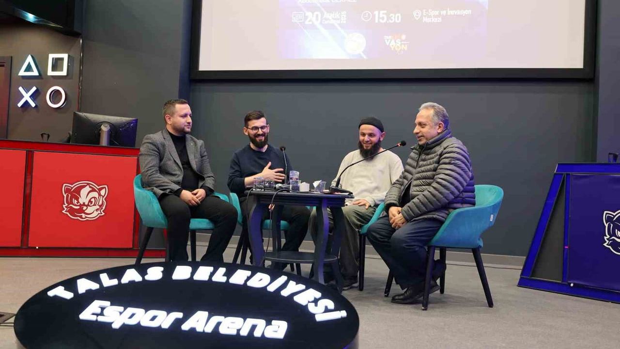 Talas E-Spor ve İnovasyon Merkezi'nde BAYKAR mühendisleriyle 'Geleceğe Teknolojik ve Metafizik Bakış' konferansı