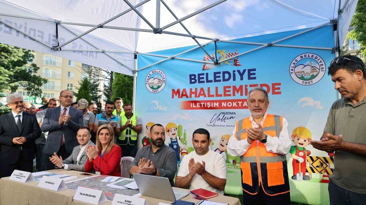 Talas'ta 'Belediye Mahallemizde' Uygulaması Mevlana Mahallesi ile Tamamlandı