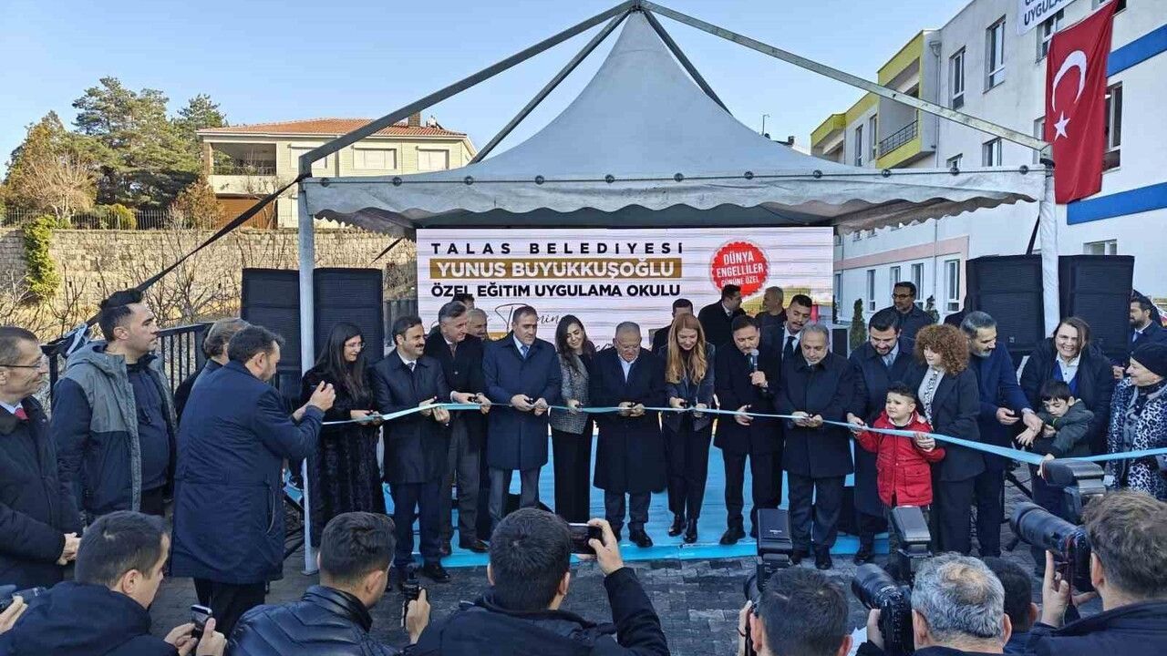 Talas’ta Yunus Buyükkuşoğlu Özel Eğitim Uygulama Okulu 3 Aralık’ta Hizmete Açıldı