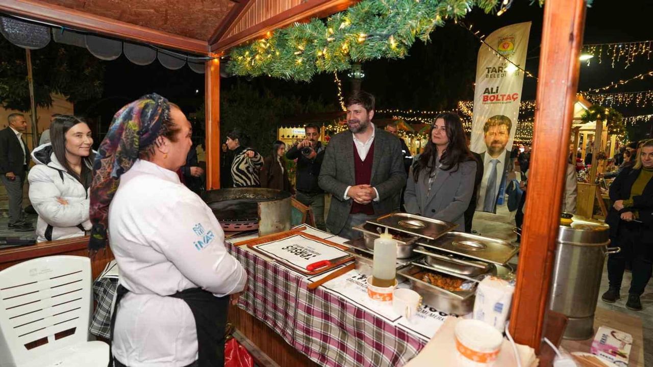 Tarsus'ta yılbaşı pazarları St. Paul Meydanı ve Şehitler Tepesi'nde açıldı