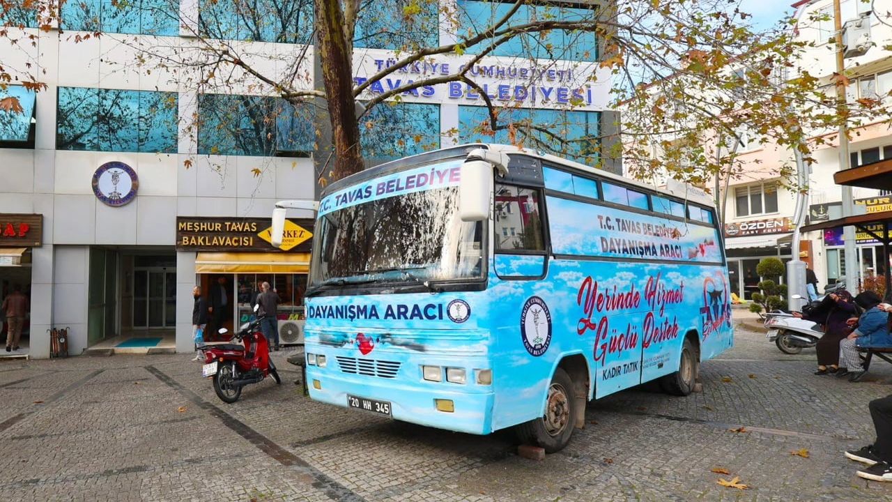 Tavas Belediyesi Dayanışma Aracı hizmete başladı