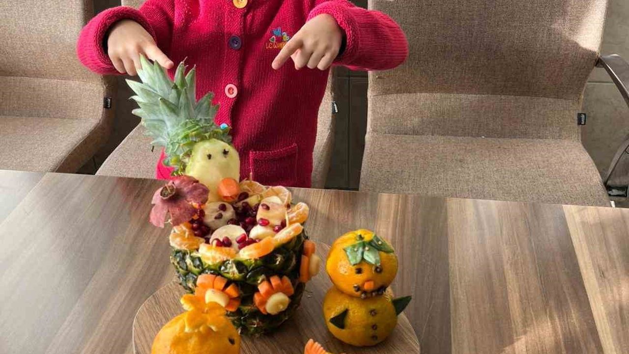 Tavşanlı Arslanbey İlkokulu'nda 'Bu Benim Eserim' Meyve Tabağı Yarışması — Yerli Malı Haftası Etkinliği