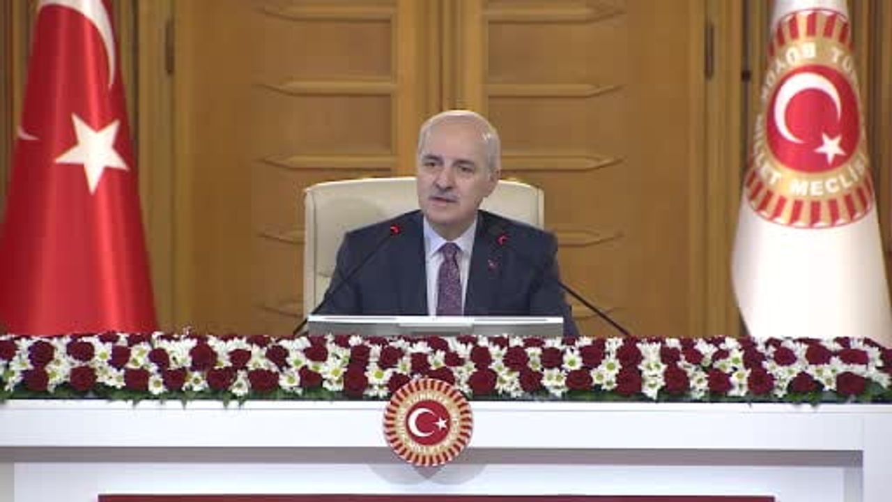 TBMM Başkanı Kurtulmuş: Partilerin raporlarından ortak raporla önemli bir eşik aşılacaktır