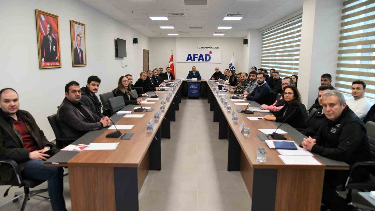 Tekirdağ’da Bina Envanteri Güncellemesi ve Yapısal Hasar Görebilirlik Analizi Toplantısı