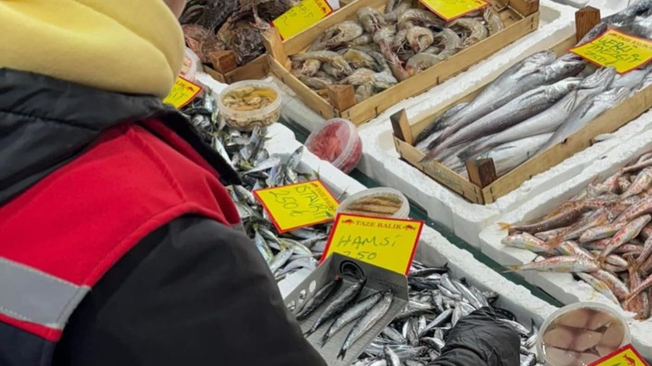 Tekirdağ'da perakende balık satış noktalarına 1380 Sayılı Kanun kapsamında sıkı denetim