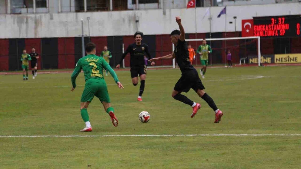 TFF 2. Lig 17. Hafta: Şanlıurfaspor, Kastamonuspor'u 4-2 mağlup etti