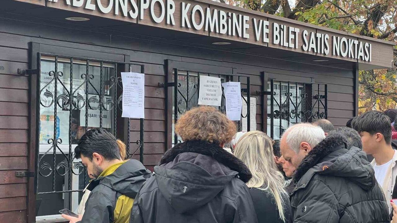 Trabzonspor - Beşiktaş (14 Aralık) biletleri satışta