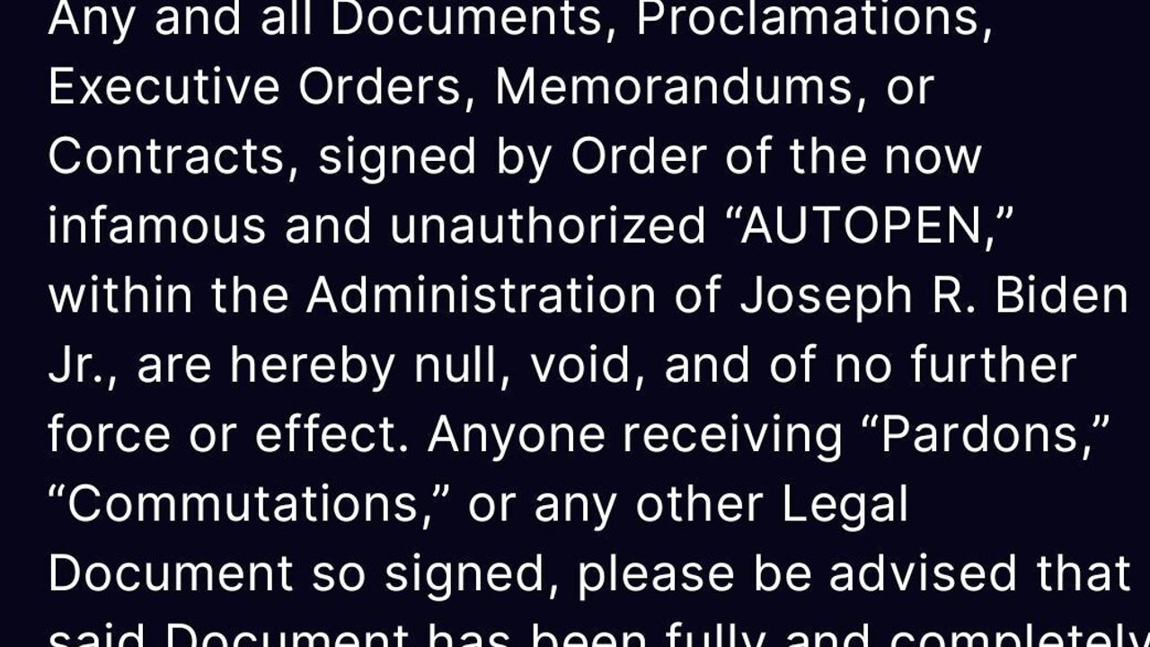 Trump: Biden Döneminde 'Autopen' ile İmzalanan Başkanlık Belgeleri Geçersiz