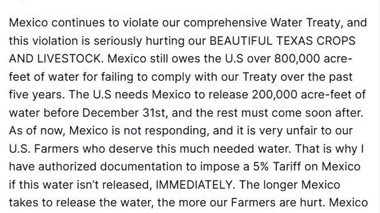 Trump'tan Meksika'ya su anlaşması uyarısı: Yüzde 5 gümrük vergisi gündemde