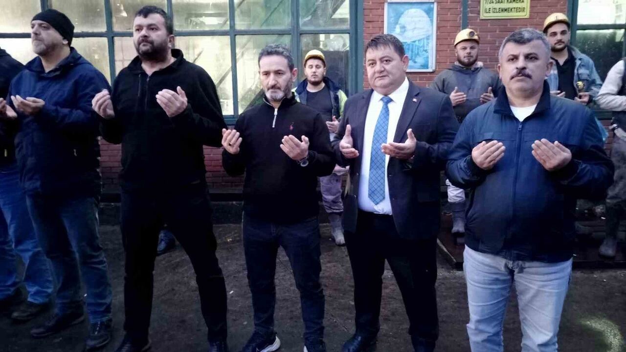 TTK Kozlu'da 5. Kartiye'ye Yeni Pano Üretim Ayağı Açıldı; Kazasız Üretim İçin Kurban Kesildi