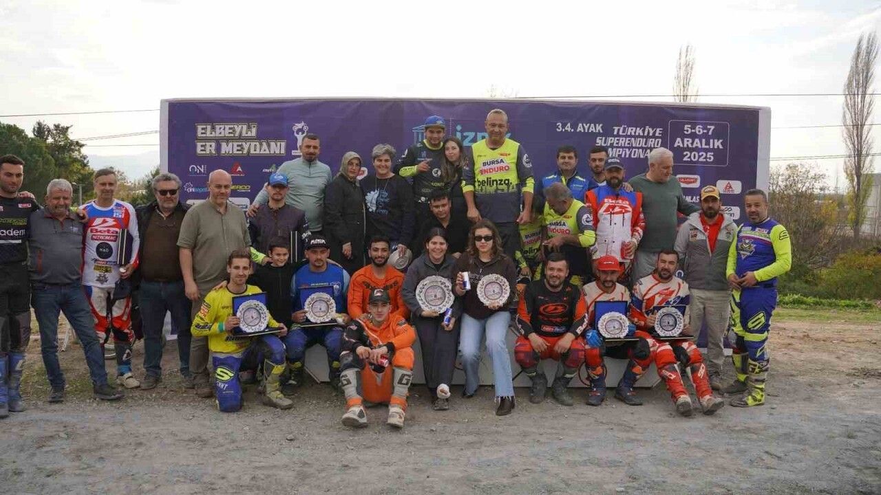 Türkiye Süper Enduro Şampiyonası finali İznik'te tamamlandı