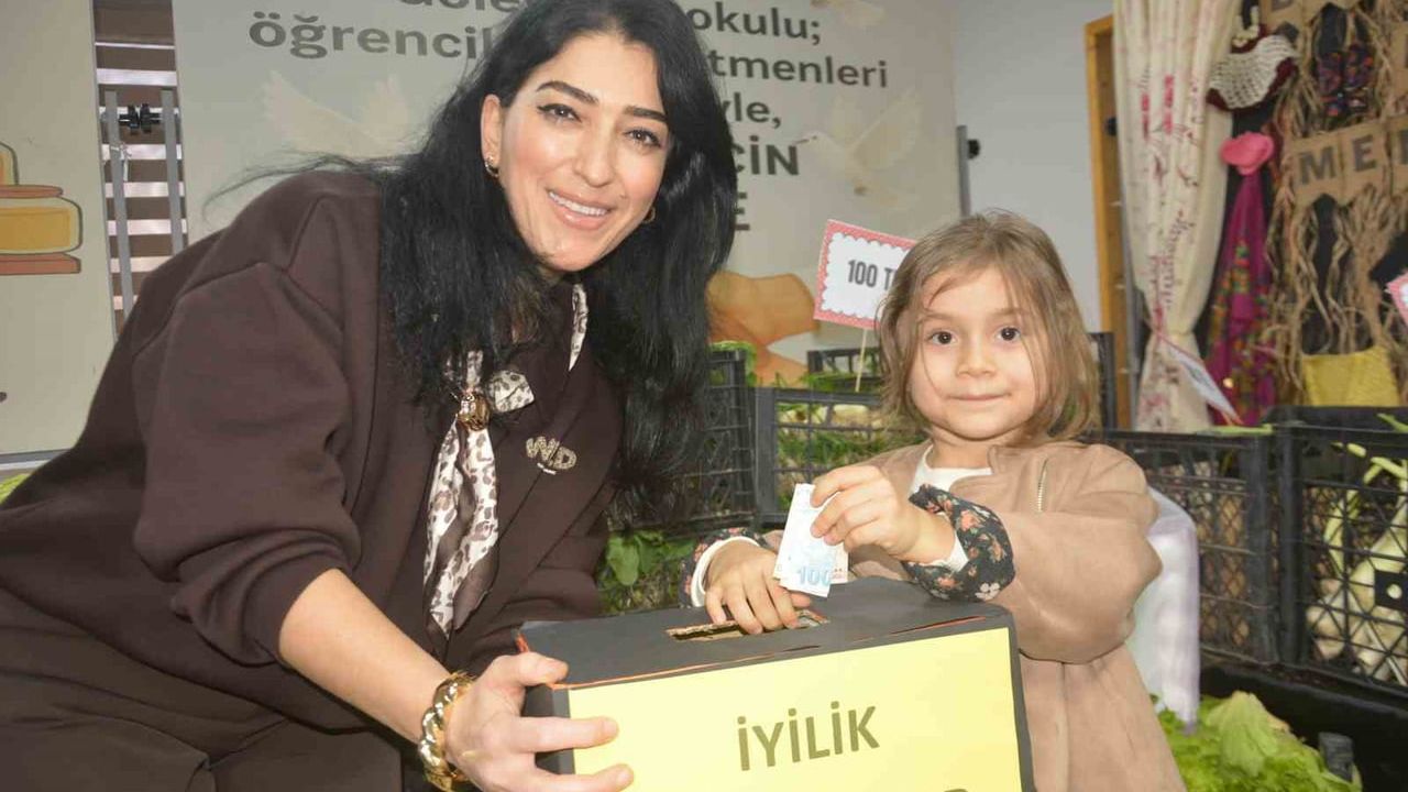 Ünye Gölevi Anaokulu'nun Yardım Pazarı Gelirleri Gazze'ye Bağışlandı