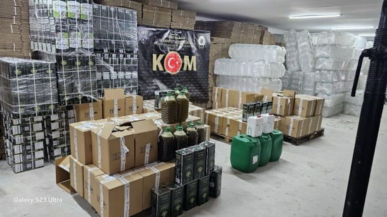 Uşak’ta sahte zeytinyağı operasyonu: 23 ton yağın yalnızca 3 tonu gerçek çıktı