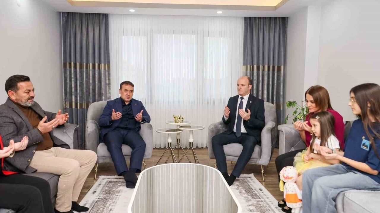 Vali Sözer'den gazi Halil Er'e vefa ziyareti