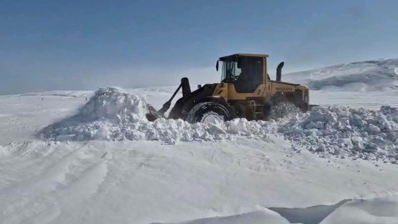 Varto'da 25 köy yolu kar nedeniyle ulaşıma kapandı