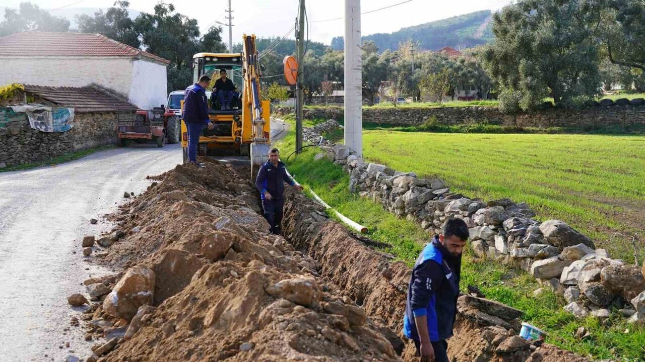 Yatağan Bencik Mahallesi'nde 1000 metrelik içme suyu hattı yenileniyor