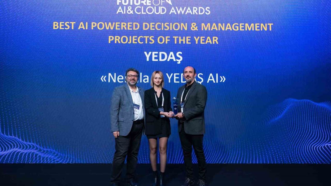 YEDAŞ'ın yapay zekâ vizyonu iki prestijli ödülle tescillendi