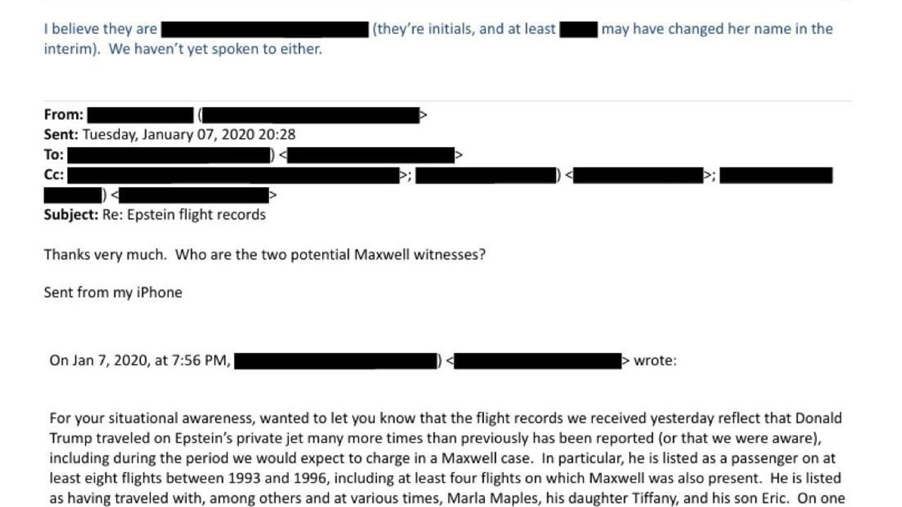 Yeni Epstein belgeleri: Trump’ın 1990'larda Epstein’in özel jetinde birden çok uçuşta adı geçiyor
