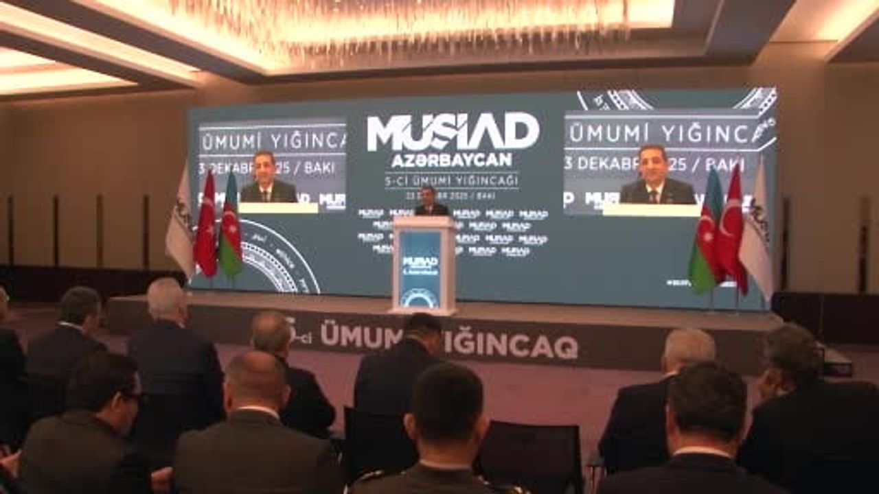 Yılmaz: Türkiye-Azerbaycan karşılıklı yatırımları 39 milyar dolar; hedef en az 50 milyar