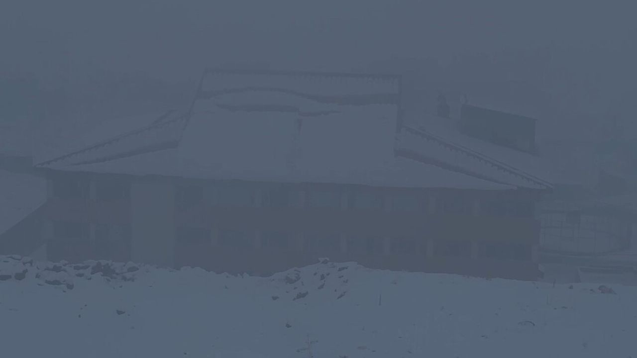 Yüksekova'da Yoğun Sis Görüşü 5 Metreye Düşürdü; Karla Mücadele Sürüyor