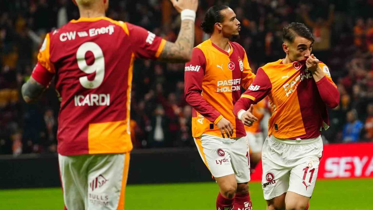 Yunus Akgün, Galatasaray'ın Kasımpaşa maçında ligde 3. golünü attı