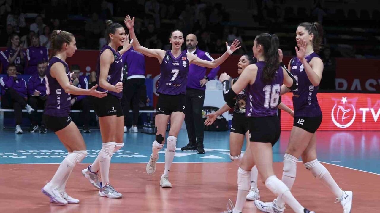 Zeren Spor, 2026 CEV Şampiyonlar Ligi D Grubu'nda LKS Commercecon Lodz'u 3-0 yendi