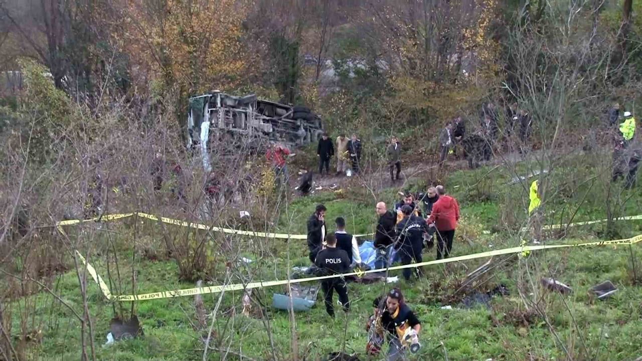 Zonguldak’taki servis kazasında 6 kamu görevlisine 3 yıl 6 aya kadar hapis talebi