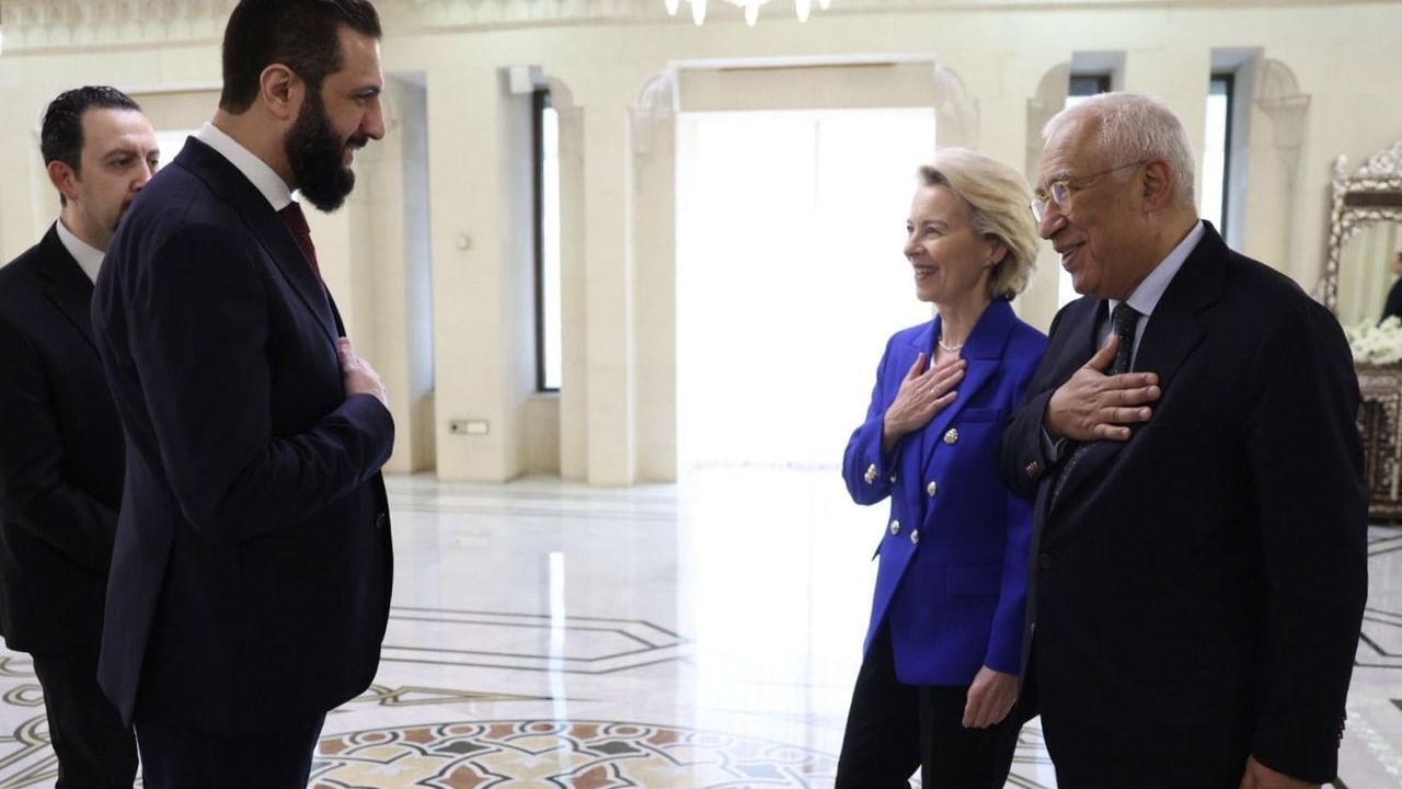 AB Liderleri Şam'da: Ahmed eş-Şara ile İlk Görüşme