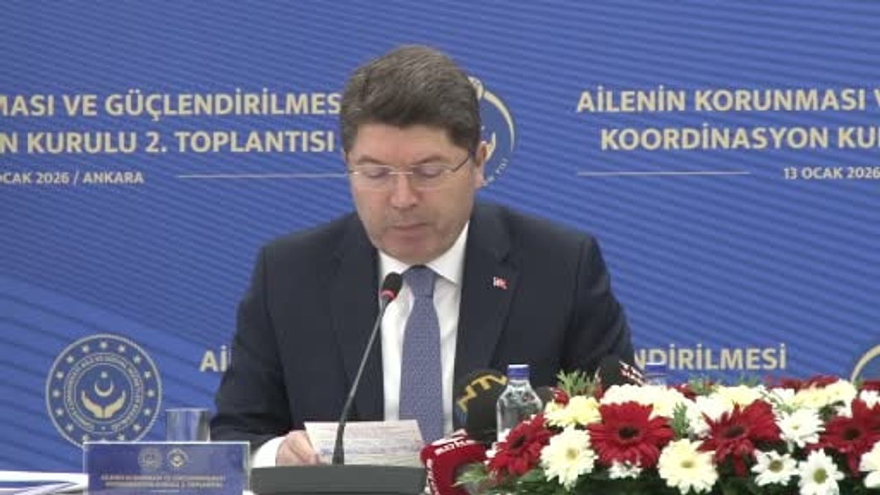 Adalet Bakanı Yılmaz Tunç: Aileyi Hedefleyen Akımlara Karşı Önleyici Adımlar Atılacak