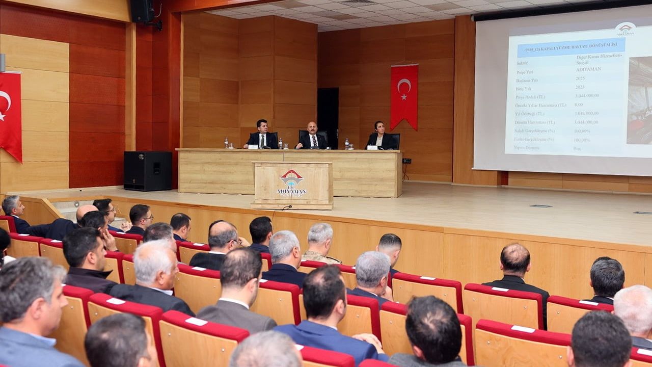 Adıyaman'da 2026 Birinci İl Koordinasyon Kurulu Toplantısı Yapıldı