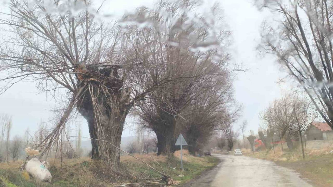 Afyonkarahisar'da fırtına sırasında balkondan düşen saksı otomobilin üzerine indi; vatandaş yaralanmaktan kurtuldu