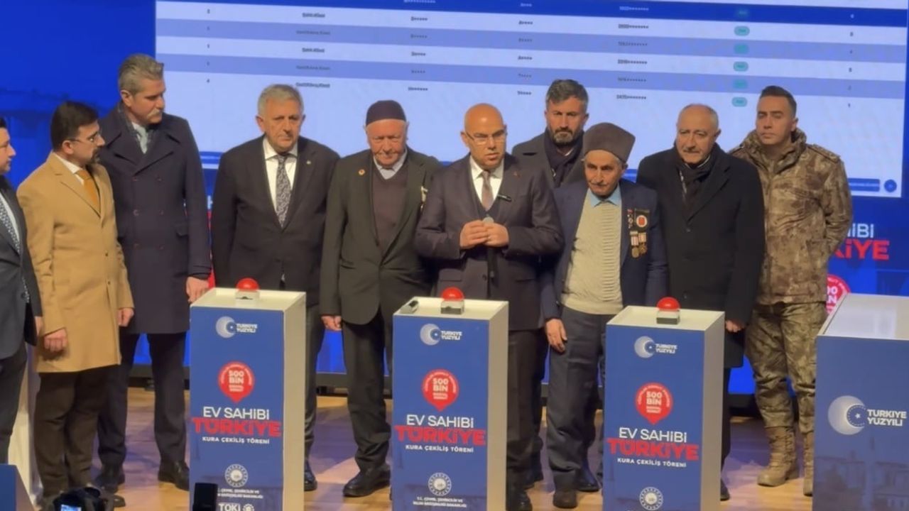 Ağrı’da Yüzyılın Konut Projesi: 2 bin 840 Sosyal Konutun Hak Sahipleri Noter Kurasıyla Belirlendi