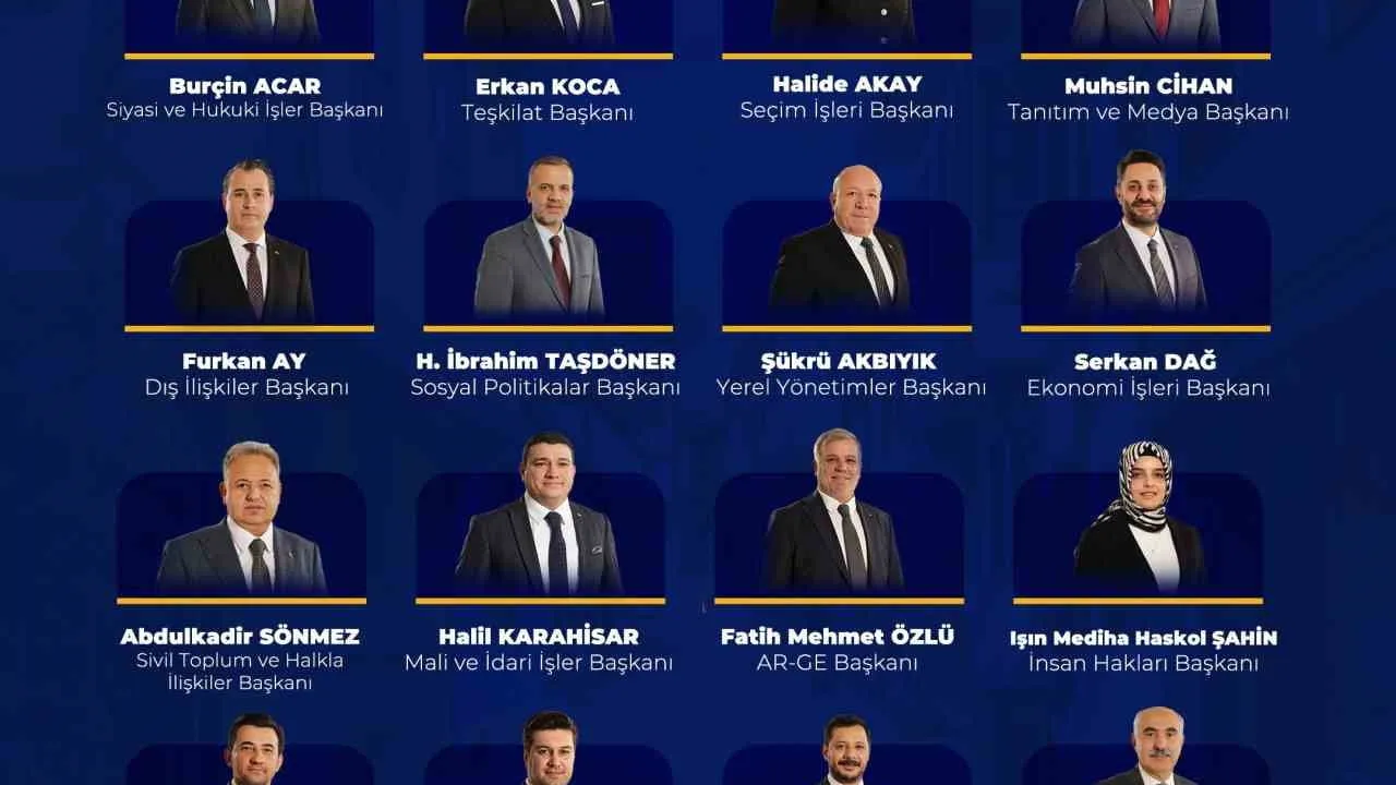 AK Parti Eskişehir İl Yürütme Kurulu’nda görev dağılımı yenilendi