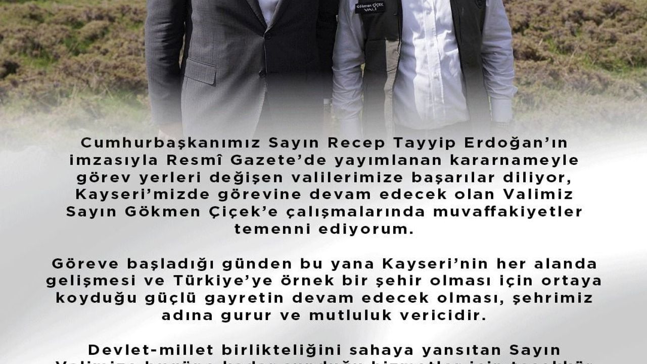 AK Parti Kayseri İl Başkanı Okandan: Birlik ve beraberlik içinde Kayseri için çalışmayı sürdüreceğiz