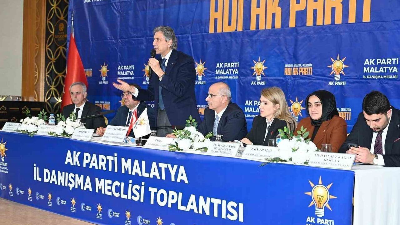 AK Parti Malatya İl Danışma Meclisi Toplantısı: Teşkilat Dinamizmi ve Yerel Yönetim İşbirliği