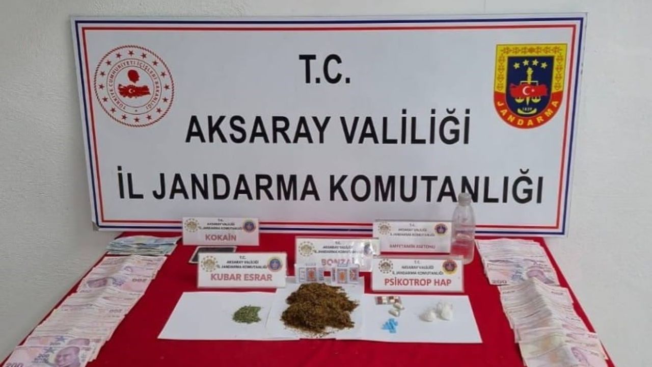 Aksaray'da jandarma uyuşturucu operasyonu: 1 tutuklama