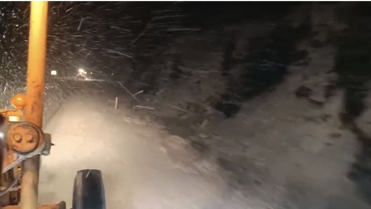 Akseki-Seydişehir Karayolunda Gece Başlayan Kar Yağışı Alacabel'de 5–10 cm'ye Ulaştı