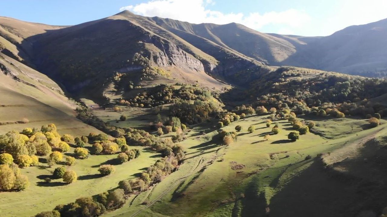 Aksu Yaylası'nın Sonbahar Drone Görüntüleri Topoğrafik Çığ Riskini Ortaya Koyuyor