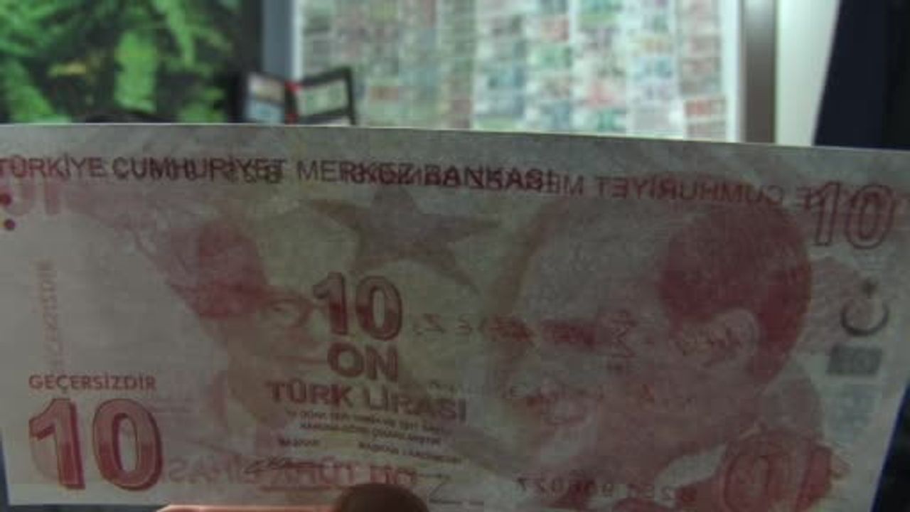 Ankara'da 40 yıllık para koleksiyonu Gazze yararına açık artırmada