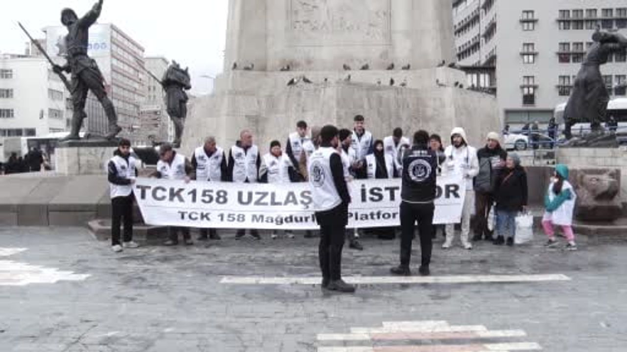 Ankara'da 'IBAN mağdurları' eylemi: TCK 158 ve CMK 253'te değişiklik talebi
