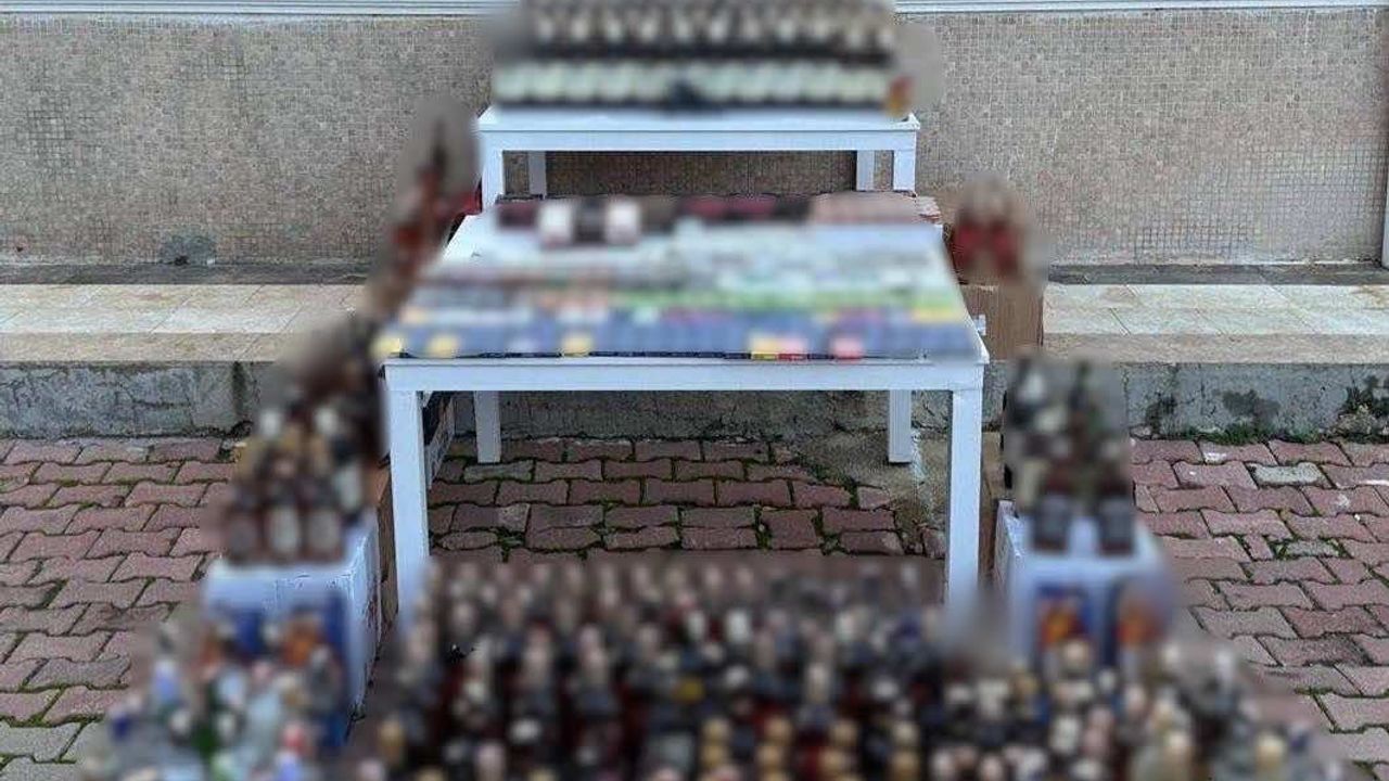 Antalya Kepez’te Operasyon: 852 Litre Kaçak Alkol ve Çok Sayıda Kaçak Ürün Ele Geçirildi