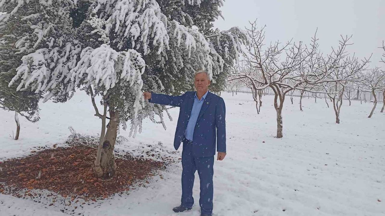 Araban'da kar yağışları kuraklık endişesini azalttı