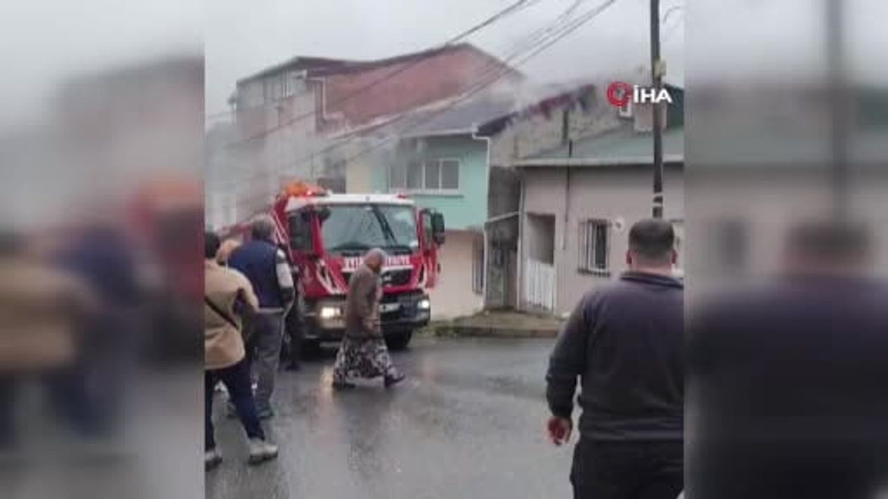 Arnavutköy İslambey Mahallesi'nde iki katlı evde yangın: 2 kişi dumandan etkilendi