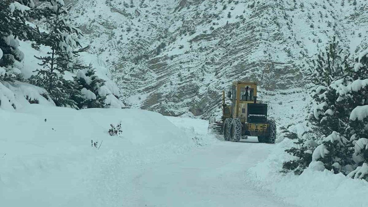 Artvin'de 6 ilçede 43 köy yolu kar nedeniyle ulaşıma kapandı; açma çalışmaları sürüyor