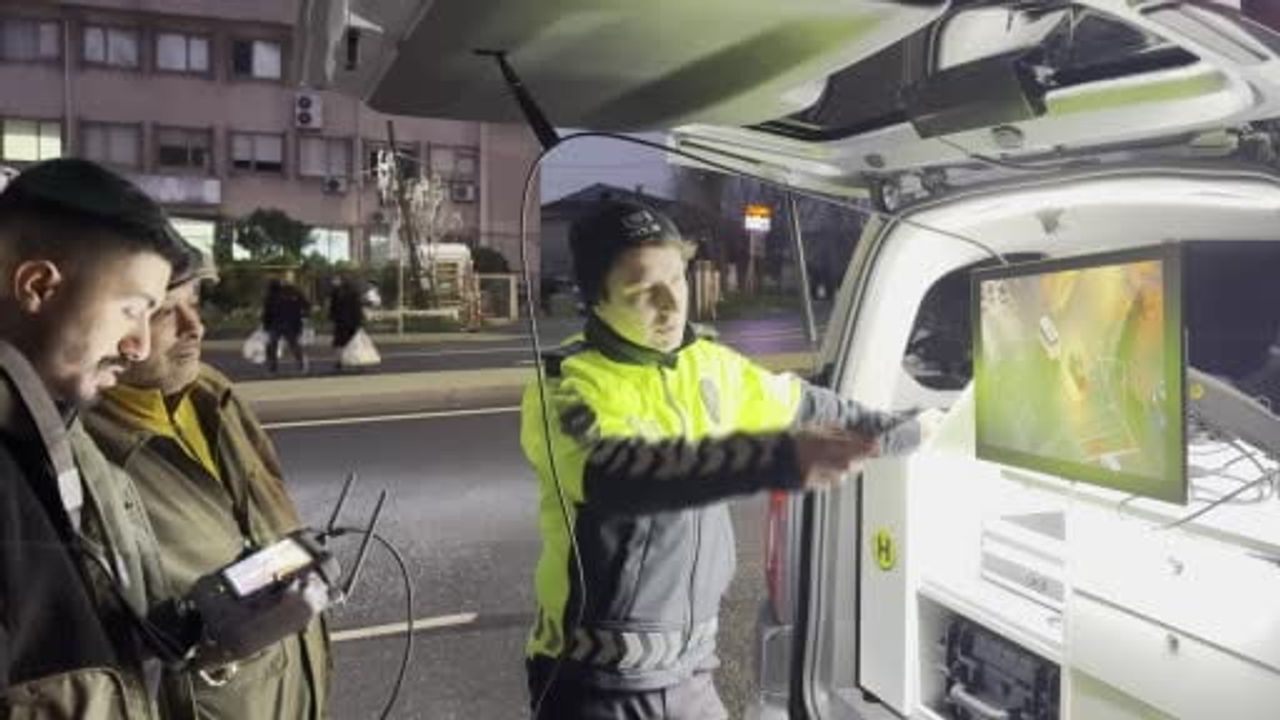 Avcılar’da hava destekli denetimde 27 sürücüye ceza uygulandı