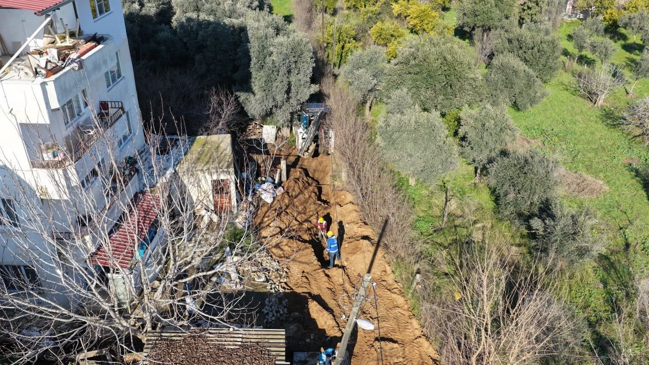 Aydın Büyükşehir'den Nazilli Ocaklı Mahallesi'ne 8 milyon TL'lik kısmi kanalizasyon hattı yatırımı