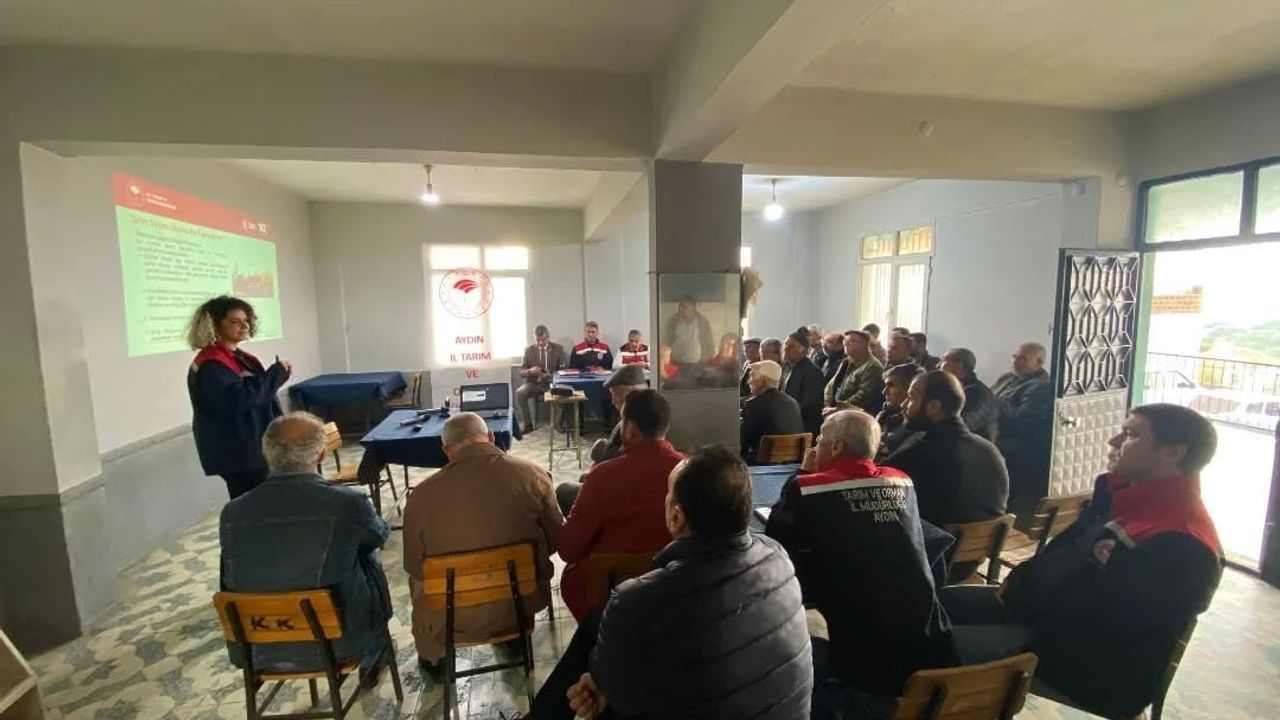 Aydın'da 'Tarım Sahada' buluşmaları yeni yılda da sürüyor