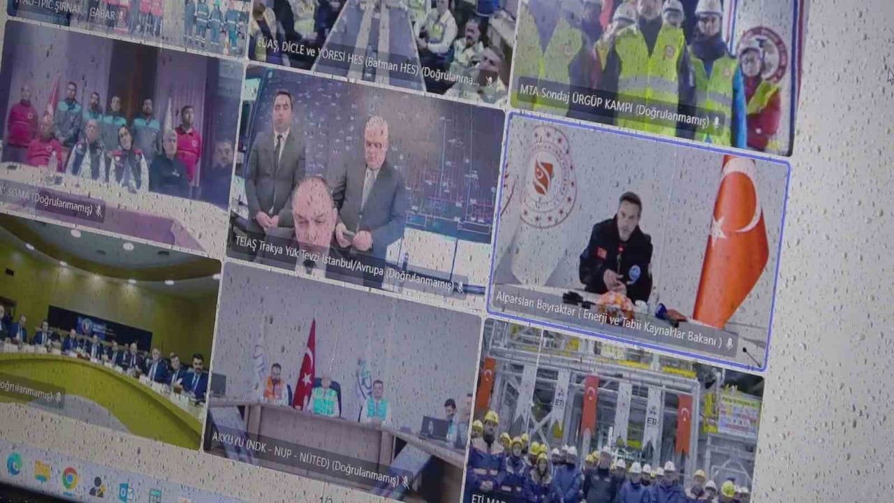 Bakan Bayraktar Filyos'tan Gabar'a telekonferansla bağlandı: 2026'da daha fazla üretim hedefi