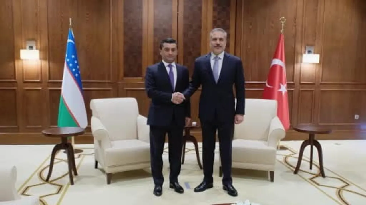 Bakan Fidan, Özbekistan Dışişleri Bakanı Bahtiyor Saidov ile Ankara'da Görüştü